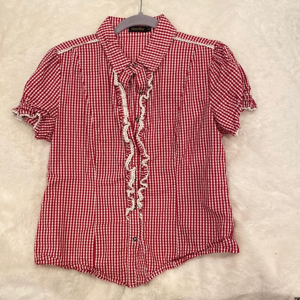 glory star button up top